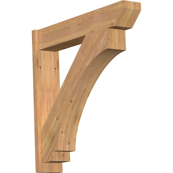 Ekena Millwork Imperial Slat Smooth Outlooker, Western Red Cedar, 7 1/2"W x 38"D x 38"H OUT08X38X38IMP06SWR - main